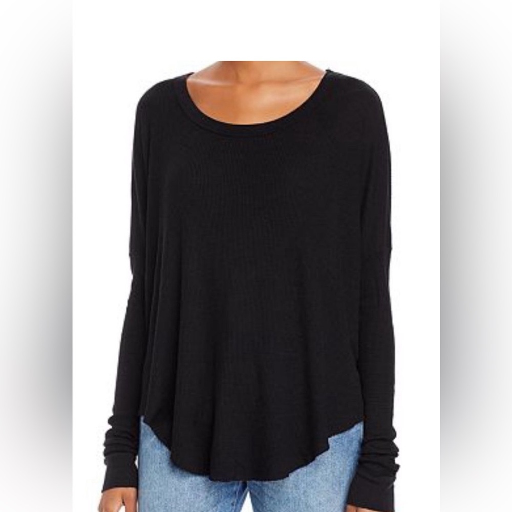 Wildfox Perry Waffle Oversized Tee - Size Large - EUC